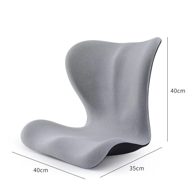 Washable Polyester Waist Massage Correction Posture Stripe Cushion Outdoor Seat