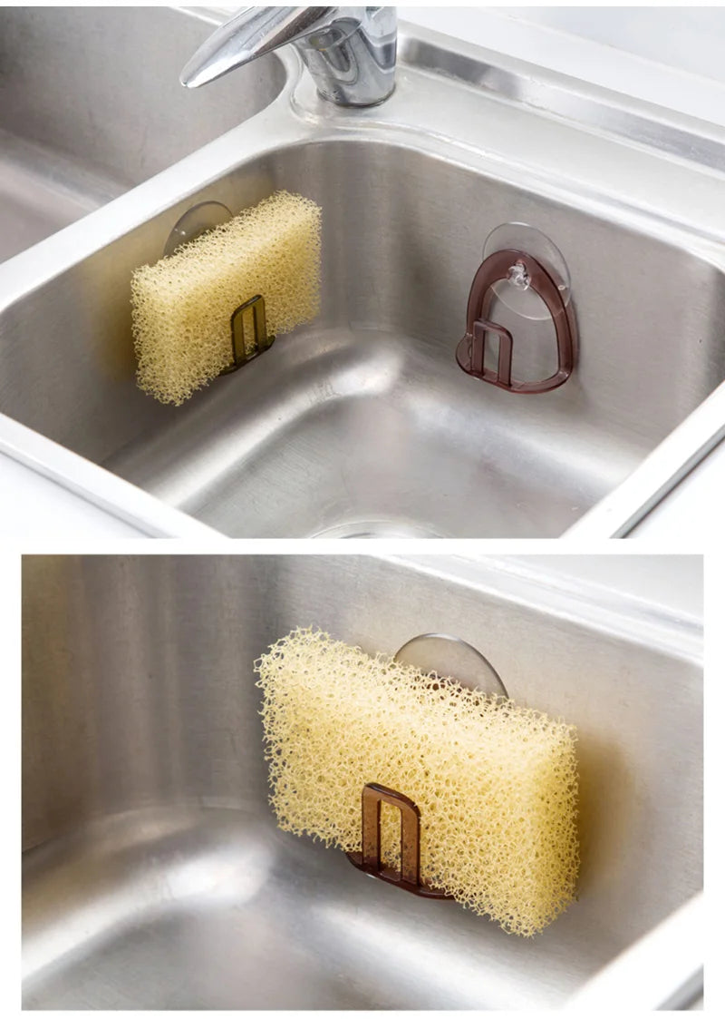 Kitchen Storages Shelf Suction Cup Sink Drain Rack Brothroom Shelf Towel Soap Dish Holder Sponge Storage Holder Rack Robe Hooks