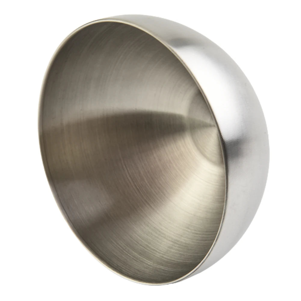 1pc Kitchen Stainless Steel Fruit Salad Bowls Korean Ramen Soup Noodles Bowl Single Layer Heat Insulated Home Tableware