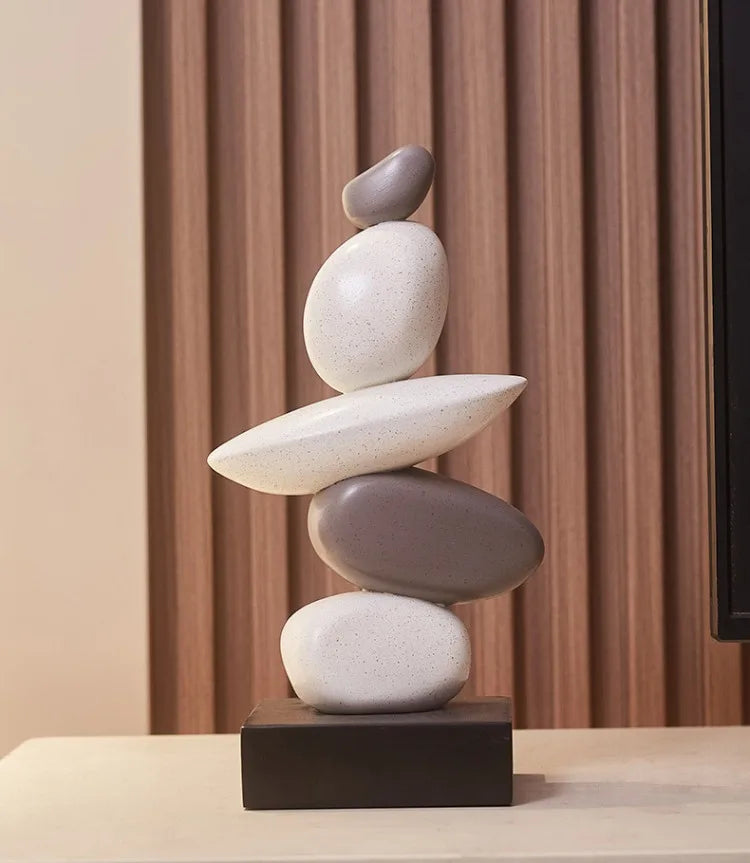 Nordic Sculptures Aesthetic Modern Figurines Living Room Art Minimalist Figurine Resin Creative Sculpture Statue Home Decoration
