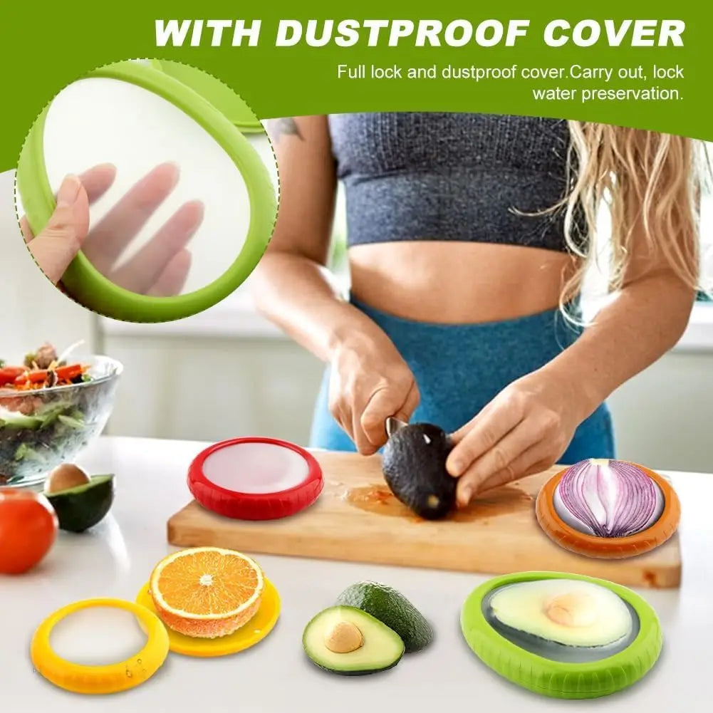 Kitchen Storage Box Fruit Vegetable Container Fresh Box Avocado Tomato Lemon Onion Fresh-Keeping Crisper Kitchen Gadgets