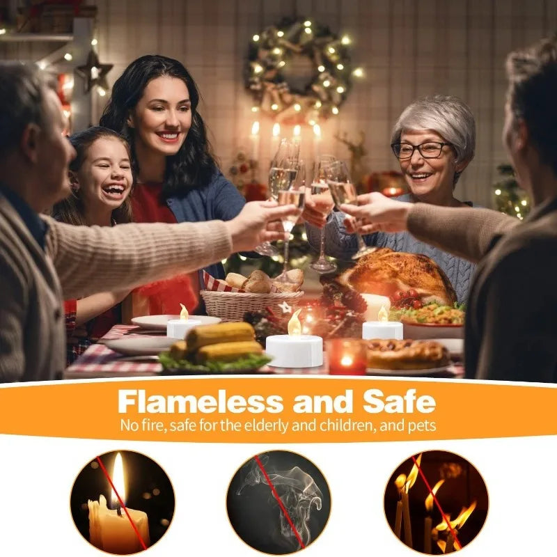 6/12Pcs Transparent Round Hollow Glass Candle Holder Christmas Wedding Banquet Bar Party Wax Holder Candlesticks Home Decoration