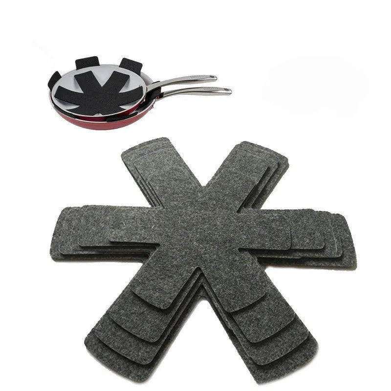 Pot and Pan Protector Pad Non-stick Pot Dividers Pad 3 Sizes Pans Separator Pads for Protecting Separators Pads Cookware Accesso