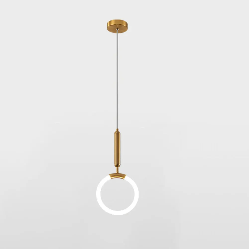 White Ball Tube LED Pendant light luxury chandelier Bedroom Bar Aisle Bedside Minimalist Restaurant Background wall decoration