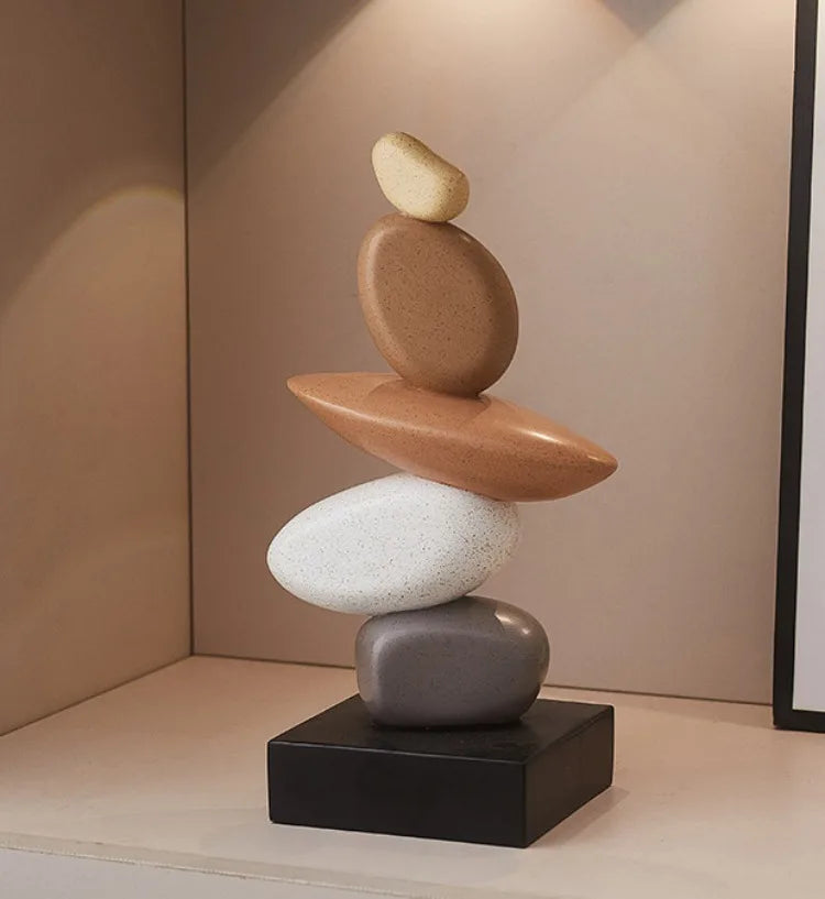 Nordic Sculptures Aesthetic Modern Figurines Living Room Art Minimalist Figurine Resin Creative Sculpture Statue Home Decoration