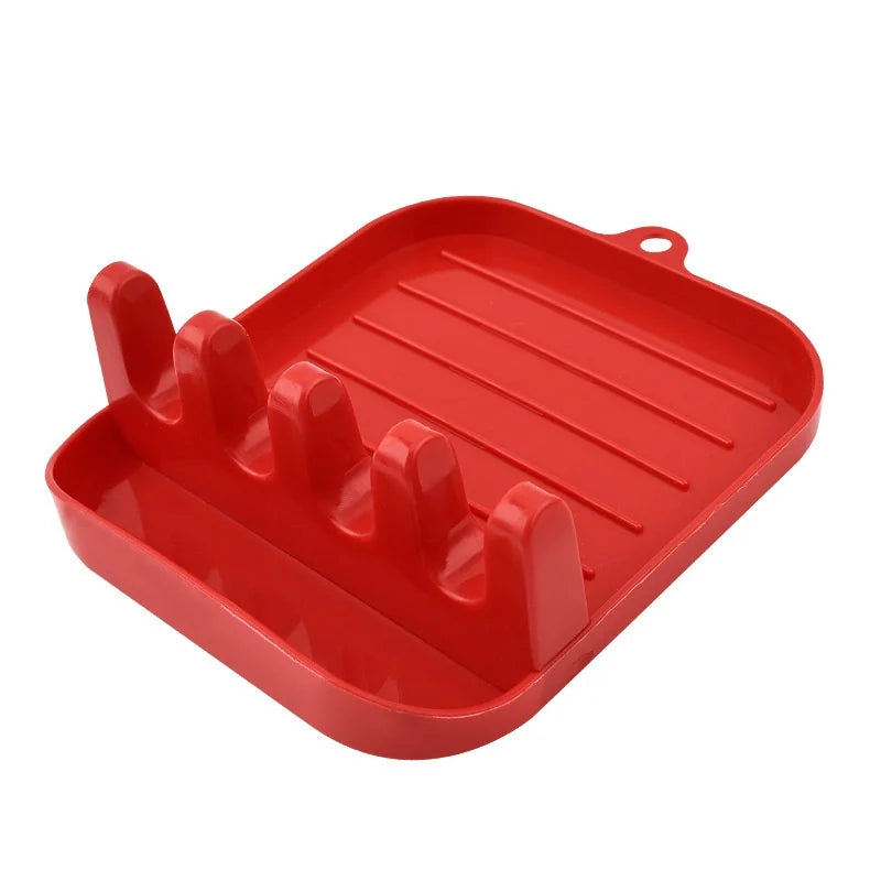Kitchen Spoon Holders Pot Lid Rack Pot Lid Cooking Tool Tableware Storage Rack Spoon Chopsticks Holder Spatula Drain Rack Gadget