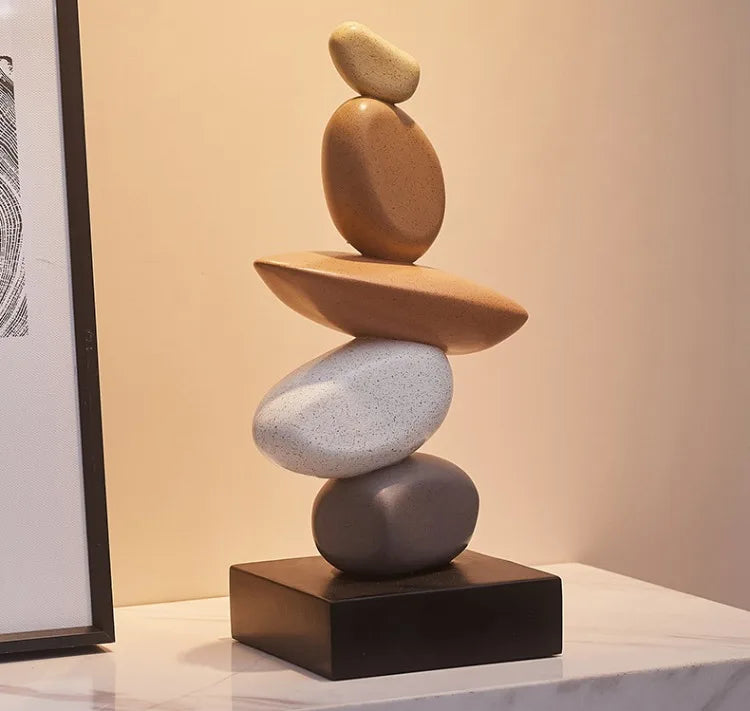 Nordic Sculptures Aesthetic Modern Figurines Living Room Art Minimalist Figurine Resin Creative Sculpture Statue Home Decoration
