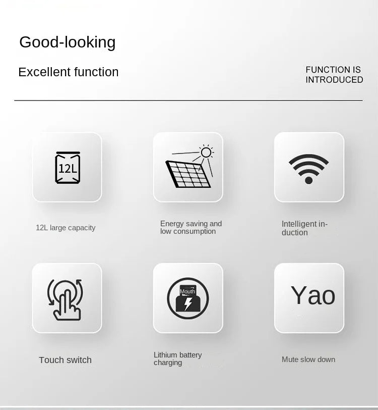 Smart Trash Can Automatic Sensor Garbage Can For Bathroom Kitchen Garbage Cube Living Room Recycle Bins Home Accessories