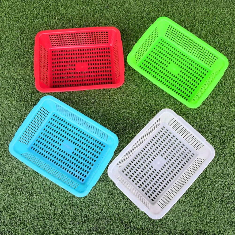 5 Pcs Pe Plastic Storage Baskets Large Capacity Home organizing Containers Bedroom Packing Boxes Toys Clothes Snacks
