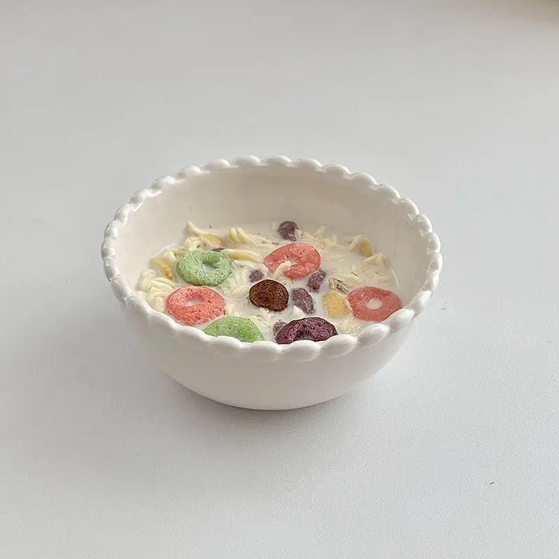 French Ins Ceramic Plates Home Pearl Edge Plates Western Cuisine Dish Home Breakfast Plates Steak Oval Household Tableware