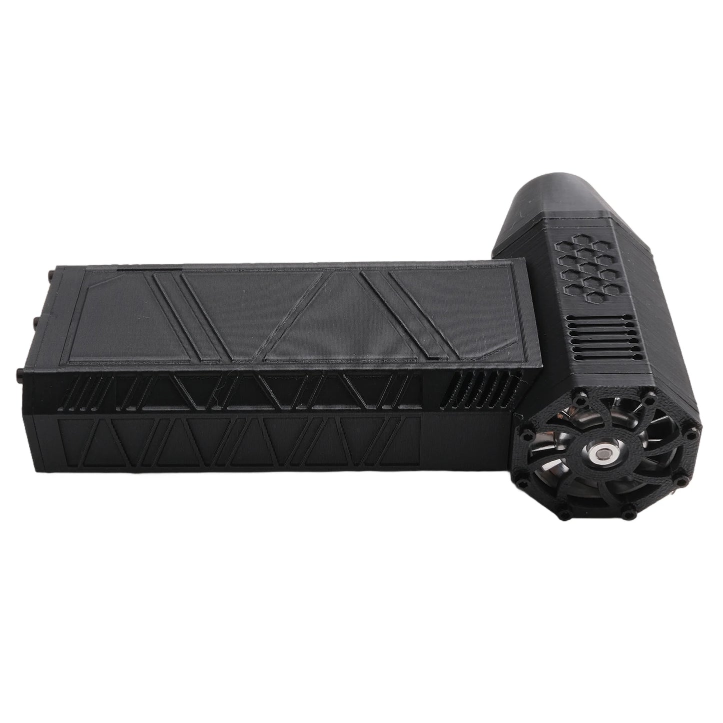Black Industrial Blower Fan 130,000rpm Motor 180W Power 4000mAh Battery Alloy Shell Lightweight Design Powerful Wind Speed