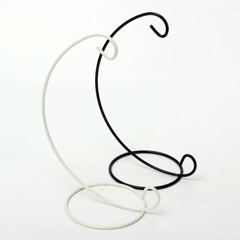 Household Hot Sale 23CM Iron Holder Hanging Candlestick Glass Ball Basket Light Lantern Stand Small Objects Decoration