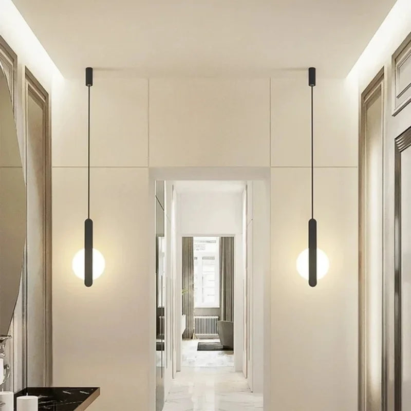 Modern Led Pendant Lights 3 Style Nordic Dining Room Bedroom Bedside Lamp Kitchen Hanging Lamp Deco Fixtures 90-260V
