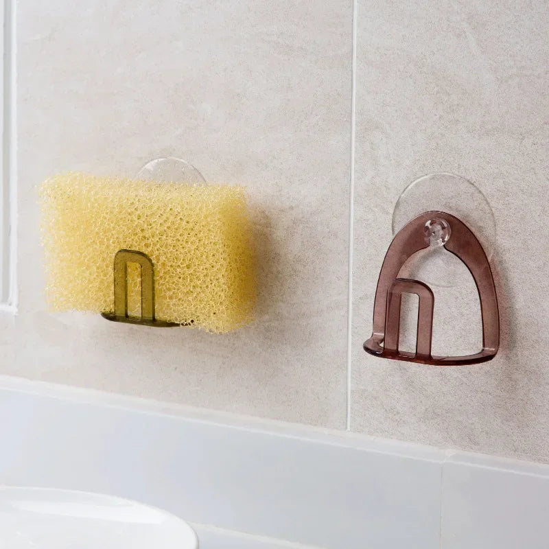 Kitchen Storages Shelf Suction Cup Sink Drain Rack Brothroom Shelf Towel Soap Dish Holder Sponge Storage Holder Rack Robe Hooks