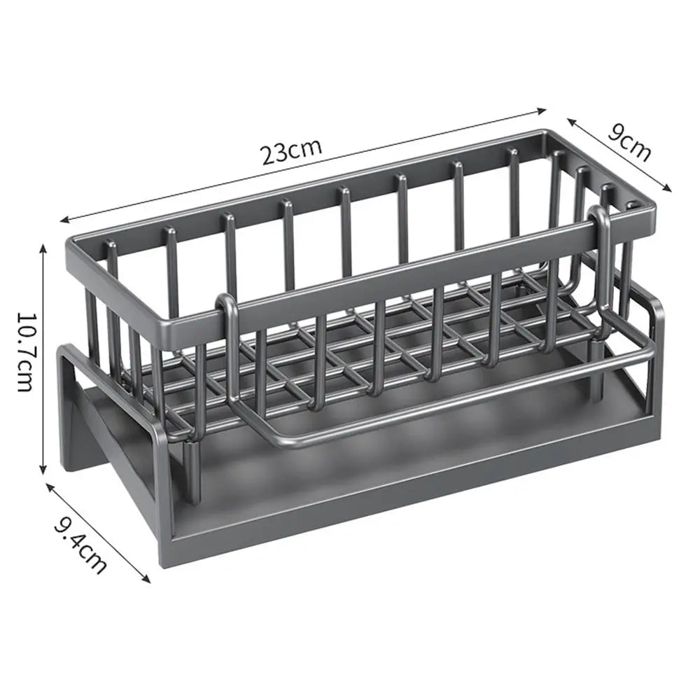 Kitchen Storage Rack Useful Self-draining Sink Shelf Sponge Holder Organizer Hanging Soap Basket Bathroom Cosmetic Shelf