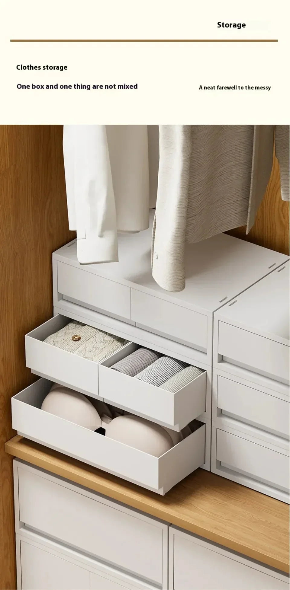Desktop Storage Box Stationery Sorting Storage Drawer Stackable Space Saving Tabletop Drawer Cosmetic Desktop Organizer Boxes