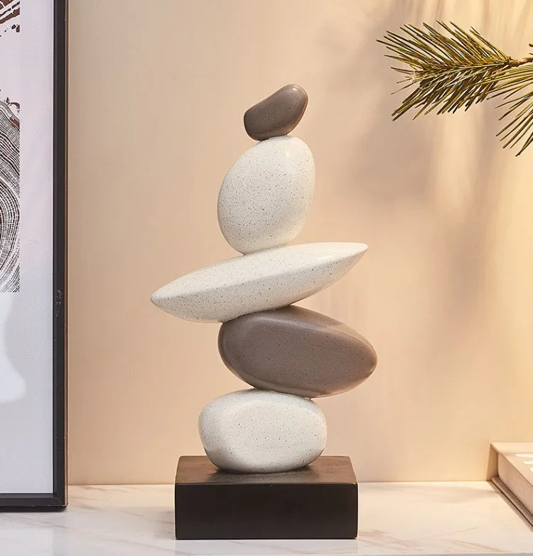 Nordic Sculptures Aesthetic Modern Figurines Living Room Art Minimalist Figurine Resin Creative Sculpture Statue Home Decoration