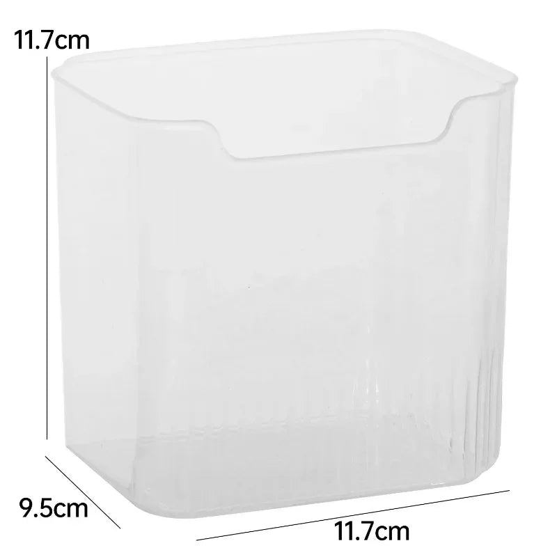 1/6PCS Fridge Side Door Storage Boxes Portable Vegetables Fruits Preservation Box Kitchen Food Grade Plastic Storage Containers