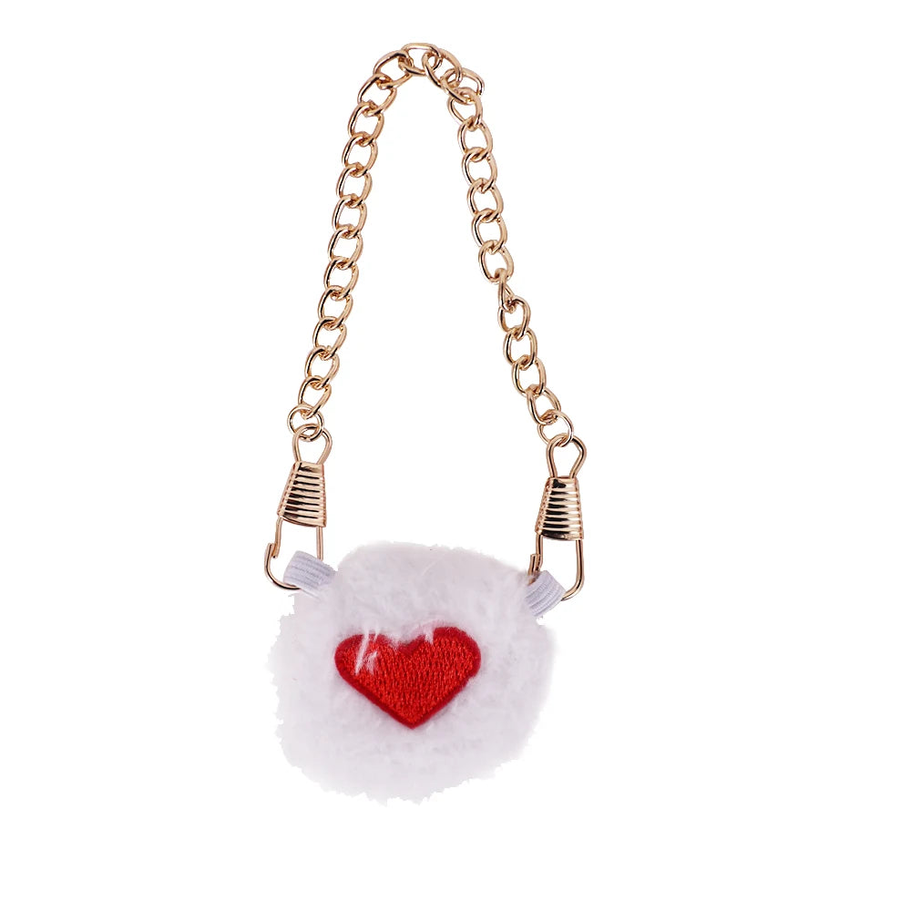 Doll Mini Crossbody Bag Cartoon Model Camera Pendant Doll Accessories For 15-17cm Plush Labubu Doll Gift,Girl's Dollhouse Toys