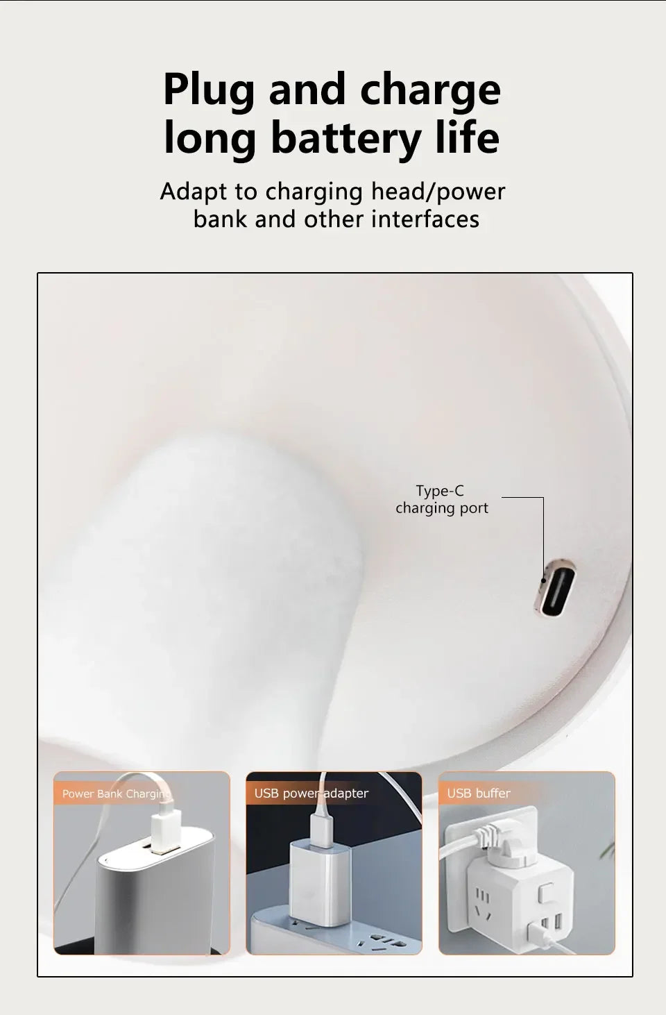 LED Desk Lamp Usb Rechargeable Table Lamp Wireless Touch 3 Color Desktop Night Light Bar Restaurant Creative Ambient Light Decor