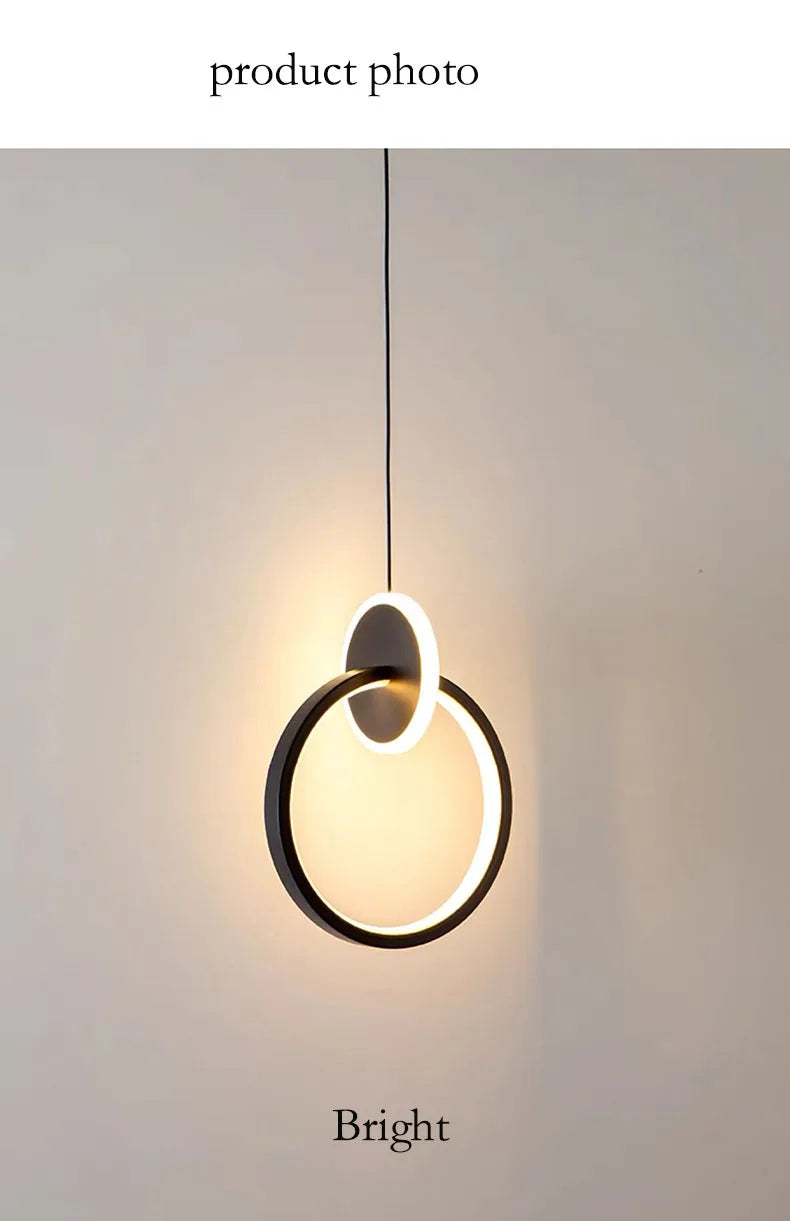 Modern Creative LED Pendant Lamps For Home Living Room Background Wall Hanging Chandelier Bedroom Bedside Lamp Dining Room Decor