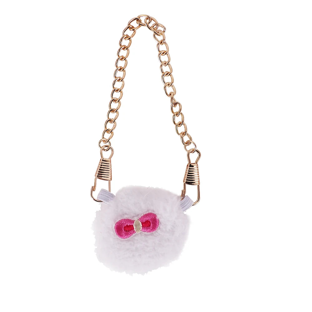 Doll Mini Crossbody Bag Cartoon Model Camera Pendant Doll Accessories For 15-17cm Plush Labubu Doll Gift,Girl's Dollhouse Toys