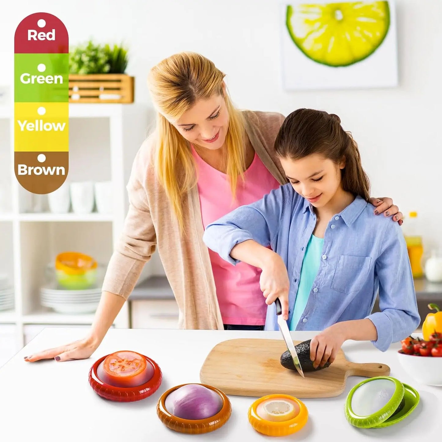 Kitchen Storage Box Fruit Vegetable Container Fresh Box Avocado Tomato Lemon Onion Fresh-Keeping Crisper Kitchen Gadgets