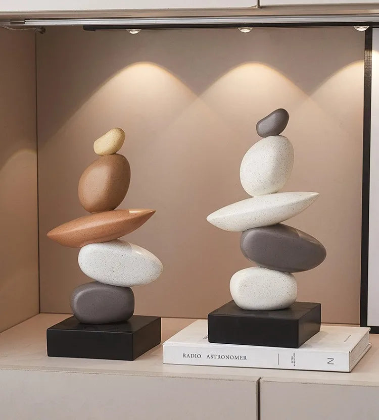 Nordic Sculptures Aesthetic Modern Figurines Living Room Art Minimalist Figurine Resin Creative Sculpture Statue Home Decoration