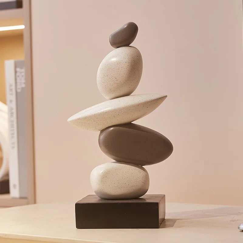 Nordic Sculptures Aesthetic Modern Figurines Living Room Art Minimalist Figurine Resin Creative Sculpture Statue Home Decoration