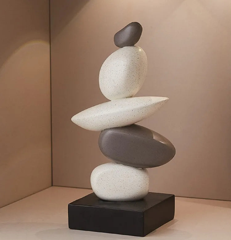 Nordic Sculptures Aesthetic Modern Figurines Living Room Art Minimalist Figurine Resin Creative Sculpture Statue Home Decoration