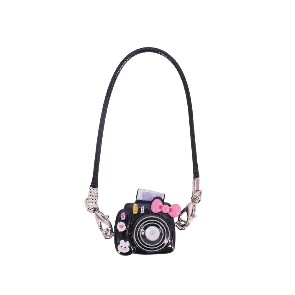 Doll Mini Crossbody Bag Cartoon Model Camera Pendant Doll Accessories For 15-17cm Plush Labubu Doll Gift,Girl's Dollhouse Toys