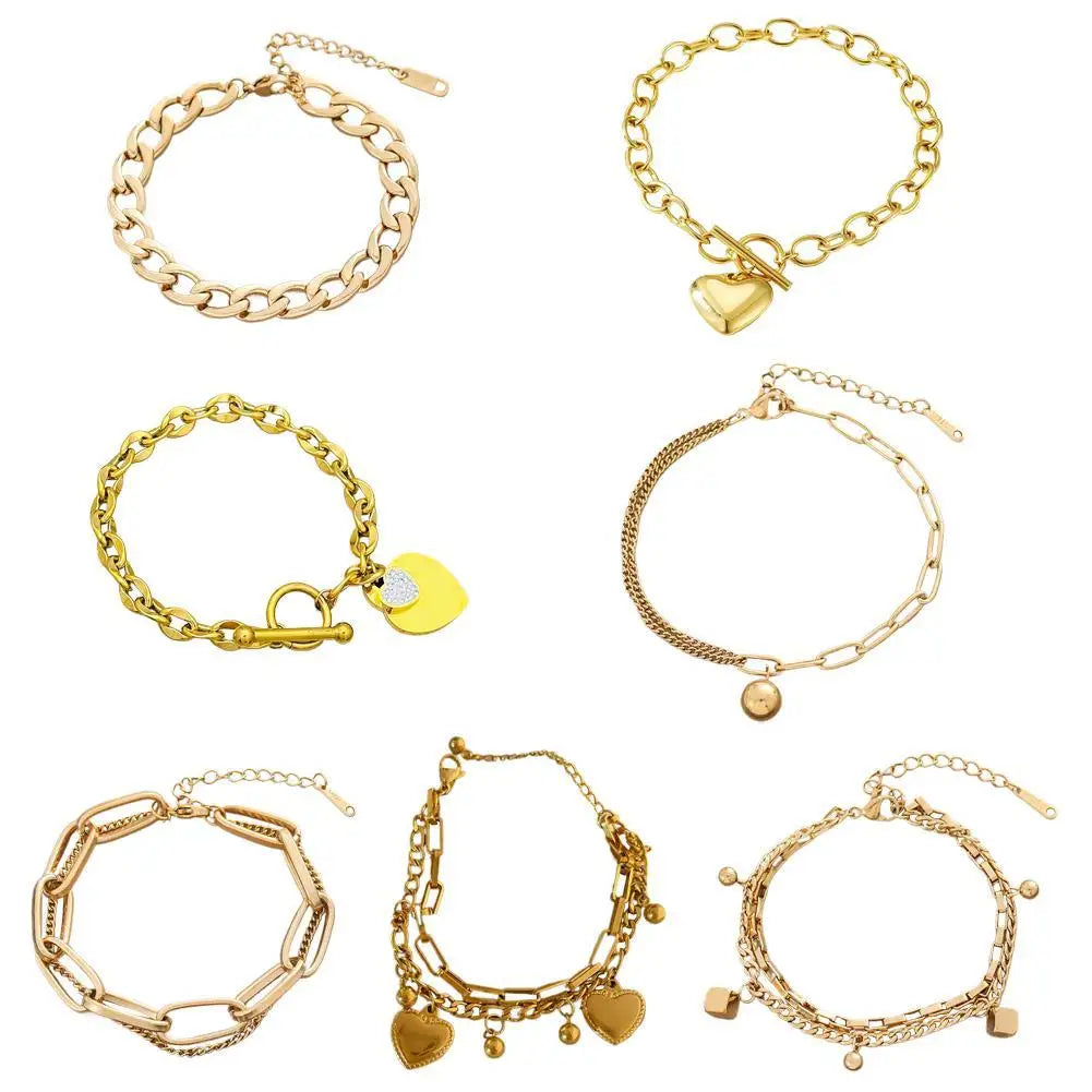 Doll Necklace For Labubu 17cm Punk Style Fashion Necklace Doll Accessories