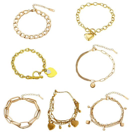 Doll Necklace For Labubu 17cm Punk Style Fashion Necklace Doll Accessories