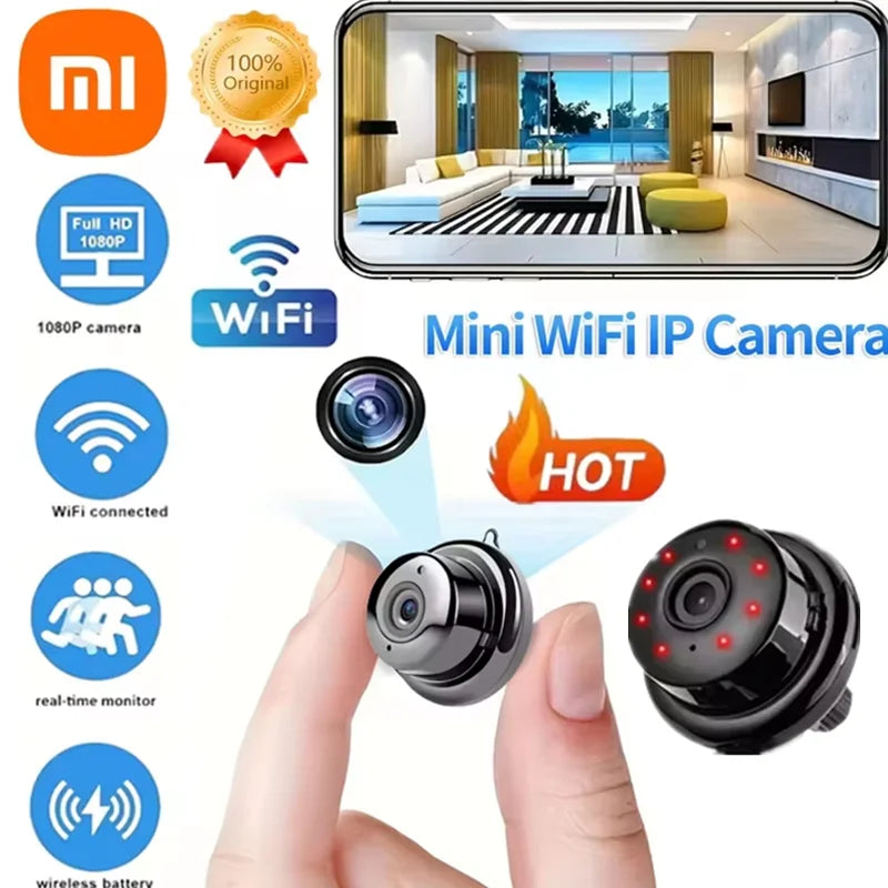 Xiaomi Wireless WiFi Camera HD Infrared Night Vision Camera Home Security Remote Monitoring Camera Outdoor Intelligent Detection