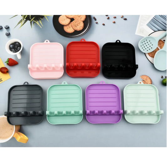 Kitchen Spoon Holders Pot Lid Rack Pot Lid Cooking Tool Tableware Storage Rack Spoon Chopsticks Holder Spatula Drain Rack Gadget