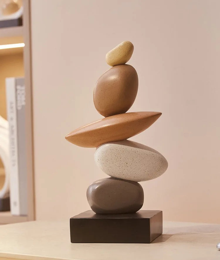 Nordic Sculptures Aesthetic Modern Figurines Living Room Art Minimalist Figurine Resin Creative Sculpture Statue Home Decoration