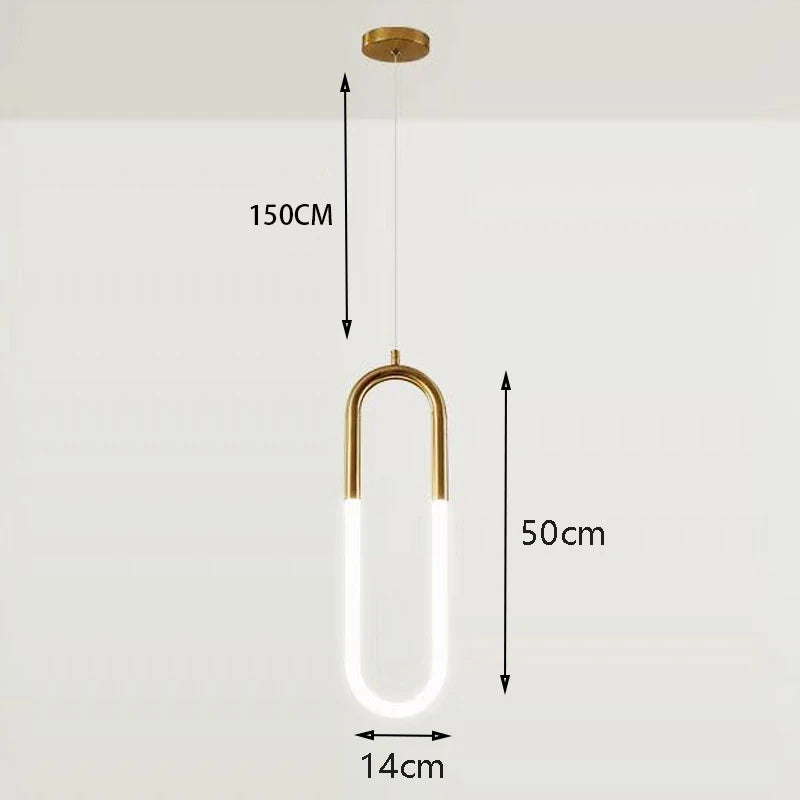White Ball Tube LED Pendant light luxury chandelier Bedroom Bar Aisle Bedside Minimalist Restaurant Background wall decoration