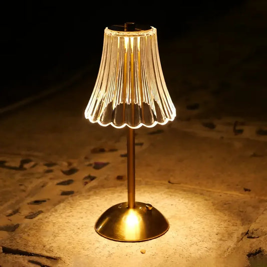 Crystal Romantic Table Lamp - Suitable for bedroom, desk, and dining room decoration, retro touch table lamp