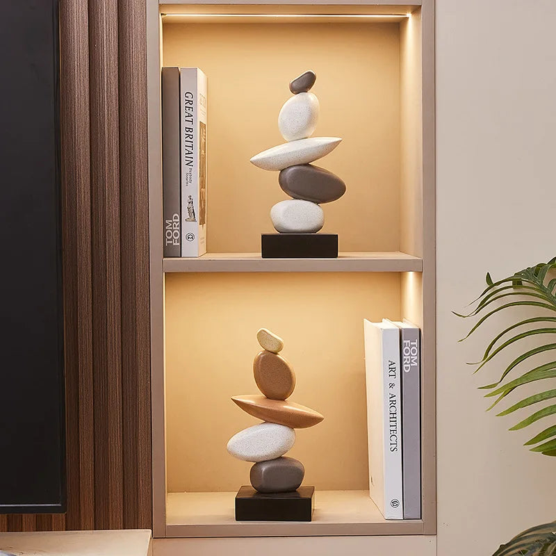 Nordic Sculptures Aesthetic Modern Figurines Living Room Art Minimalist Figurine Resin Creative Sculpture Statue Home Decoration