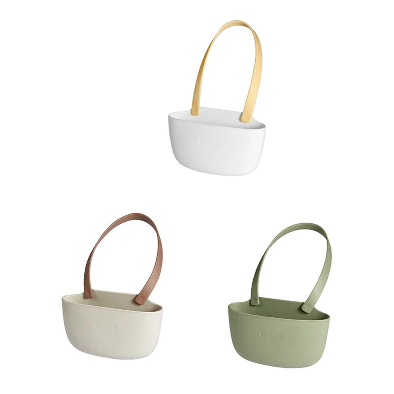 Kitchen Sink Sponges Soap Holder Bathroom Dish Drain Water Basket Storage Drying Rack Accessories Organizer