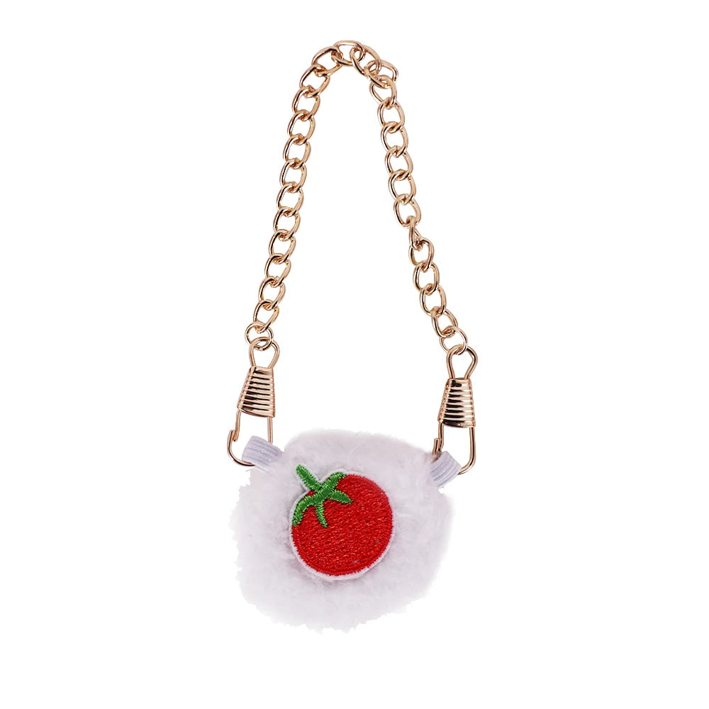 Doll Mini Crossbody Bag Cartoon Model Camera Pendant Doll Accessories For 15-17cm Plush Labubu Doll Gift,Girl's Dollhouse Toys