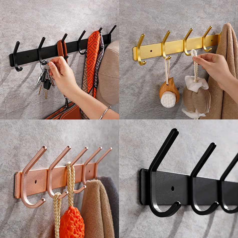 LuxeHook™ Rose Gold Wall Hooks – Sleek Storage, Effortless Style