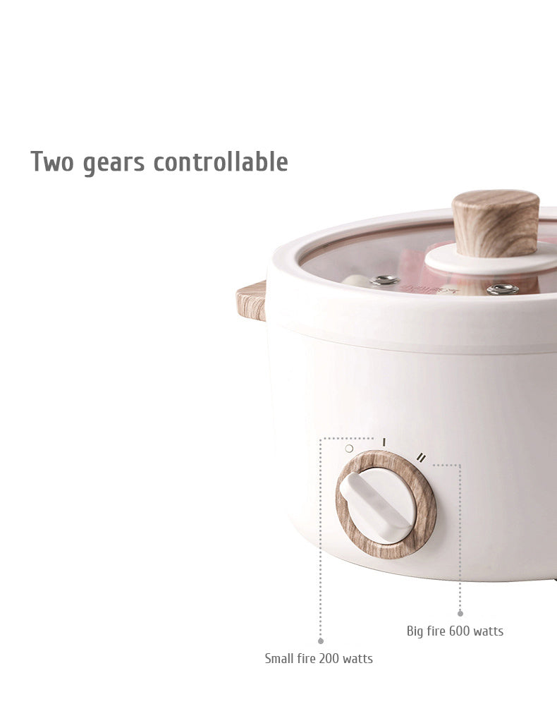 Multi-function Mini Cookers Electric Cooking Boiling Pot Electric Heat Pan Dormitory Household 1-2 People Electric Rice Cookers