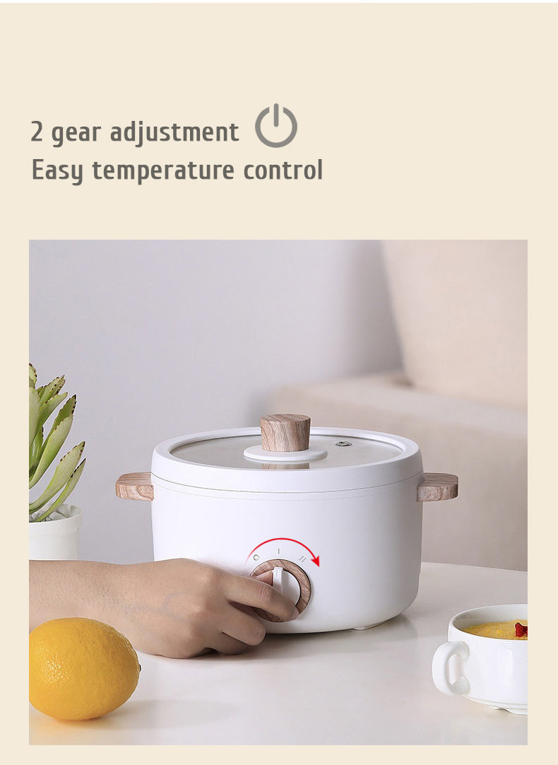 Multi-function Mini Cookers Electric Cooking Boiling Pot Electric Heat Pan Dormitory Household 1-2 People Electric Rice Cookers