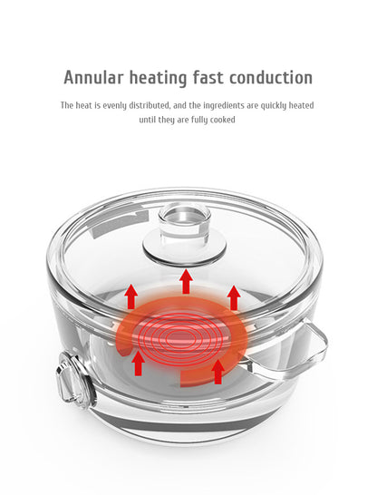Multi-function Mini Cookers Electric Cooking Boiling Pot Electric Heat Pan Dormitory Household 1-2 People Electric Rice Cookers