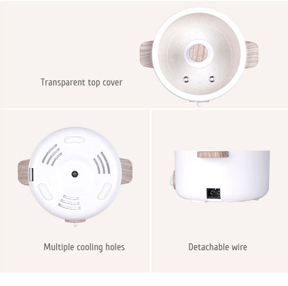 Multi-function Mini Cookers Electric Cooking Boiling Pot Electric Heat Pan Dormitory Household 1-2 People Electric Rice Cookers