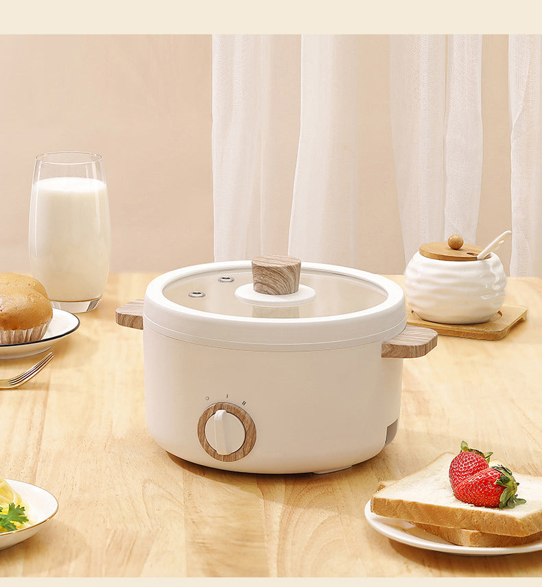Multi-function Mini Cookers Electric Cooking Boiling Pot Electric Heat Pan Dormitory Household 1-2 People Electric Rice Cookers