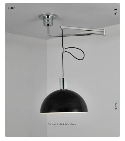 Rotate Pendant Lights Kitchen Dining Room Restaurant Adjustable Hanging Lamp Nordic Ceiling Chandeliers Retractable Folding Arm