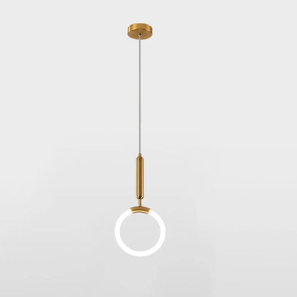 White Ball Tube LED Pendant light luxury chandelier Bedroom Bar Aisle Bedside Minimalist Restaurant Background wall decoration