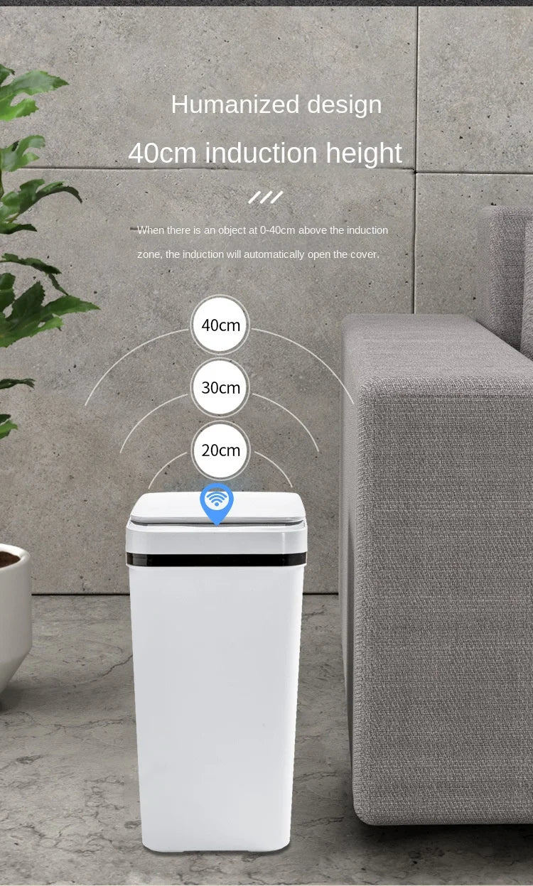 Smart Trash Can Automatic Sensor Garbage Can For Bathroom Kitchen Garbage Cube Living Room Recycle Bins Home Accessories